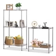 thumbnail image 1 of SYTHERS 22" x 12" x 60" Storage Rack, 5-shelf Wire Shelving Unit Adjustable Metal Bakers Rack Heavy Duty Kitchen Organizer, Capacity for 550 lbs, Silver, 1 of 7