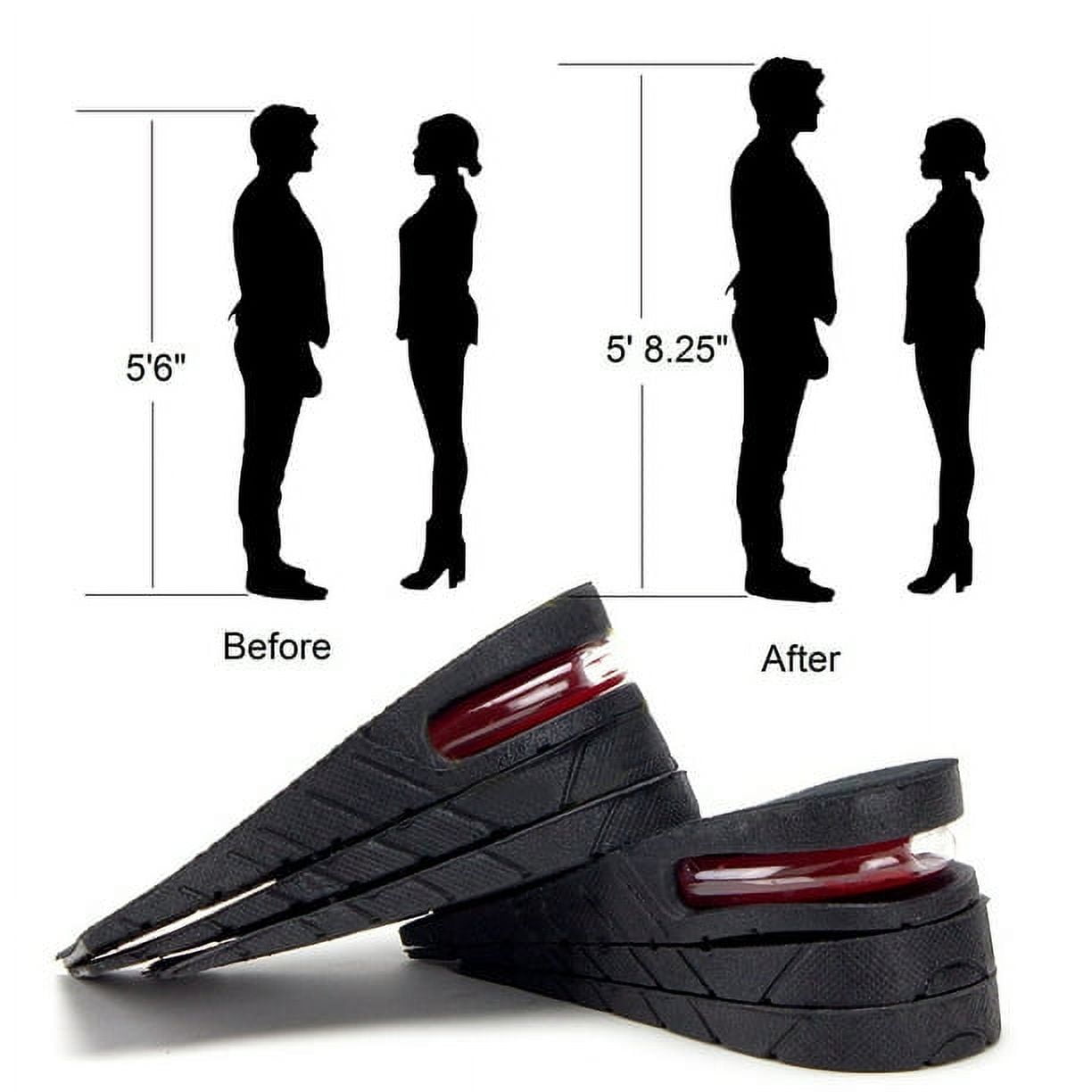 dress formal mens elevator shoes increase height make men taller 2.95 inch