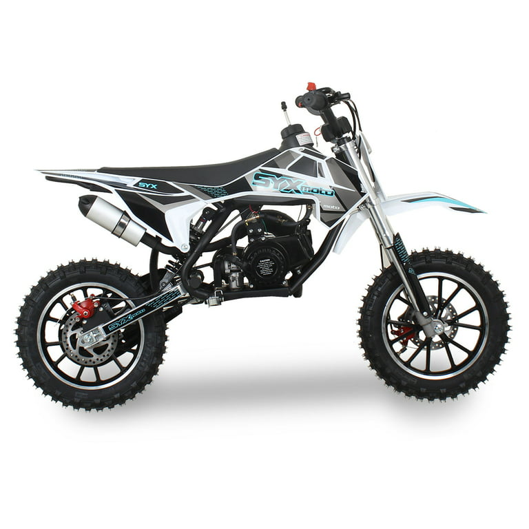 SYX MOTO Blitz Gas Power Kids Mini Dirt Bike off Road, 50cc 2 Stroke, Pull  Start