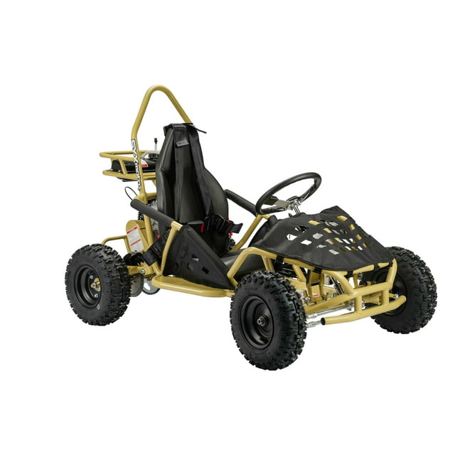 SYX MOTO GK49A 50cc 4 Stroke Gas Powered Kids Ride On Go Kart, Desert