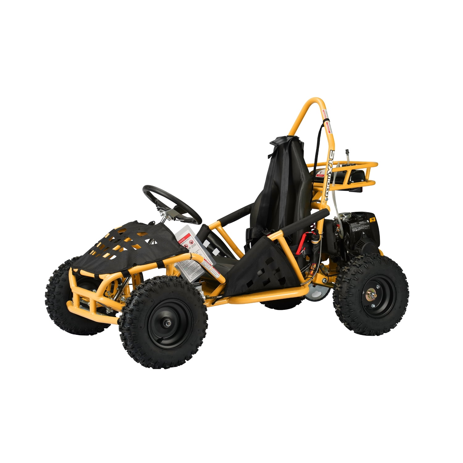 SYX MOTO Teens Gasoline Go Kart GK-49A 50cc 4 Stroke, School Bus