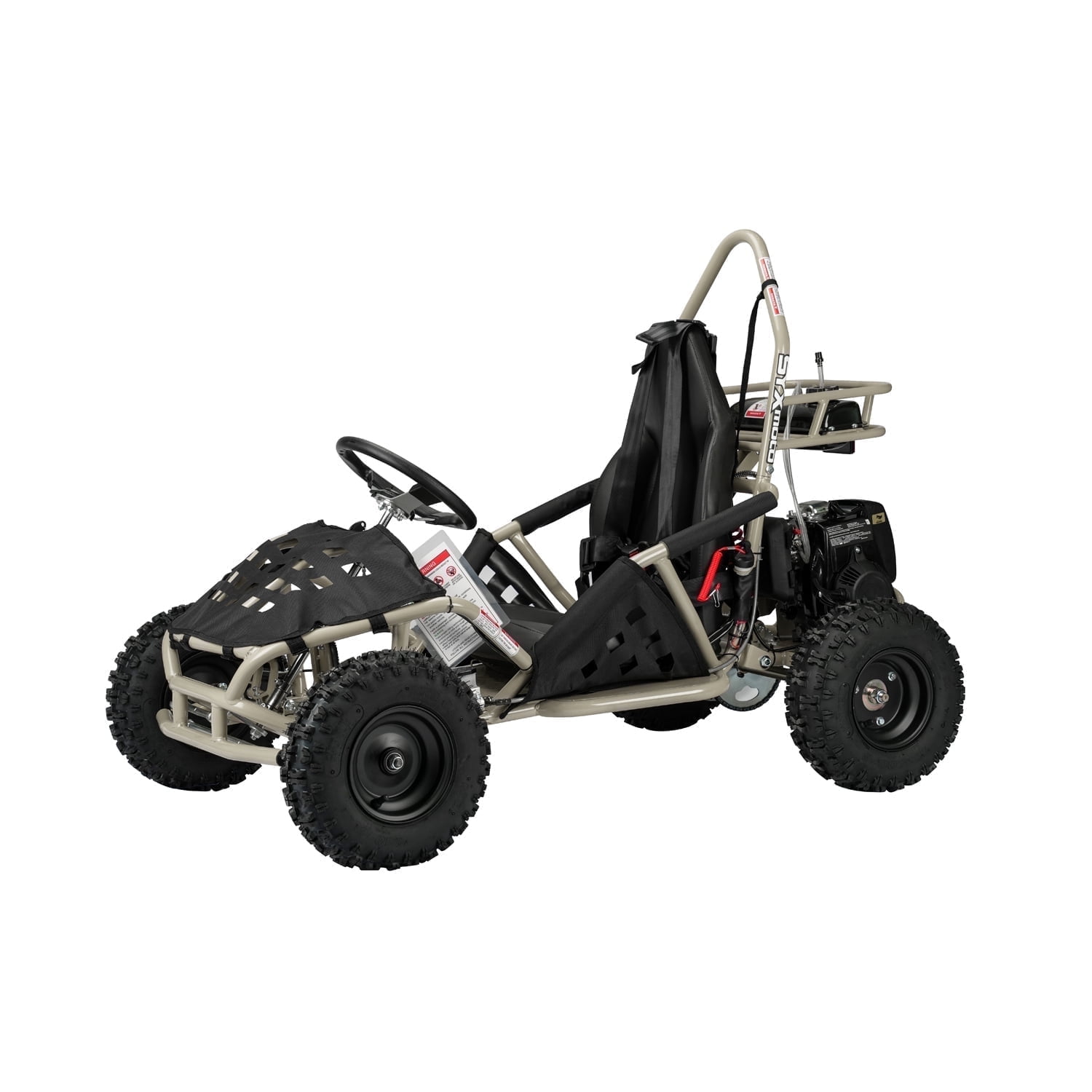 Walmart Black Friday Deals 2025 SYX MOTO Teens Go Kart, GK-49A 50cc 4 Stroke Gasoline Powered Kids Ride, Cement Grey