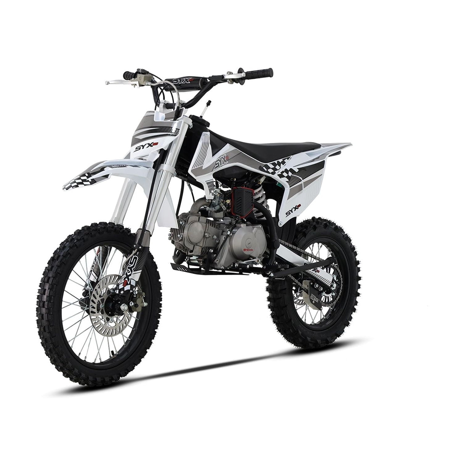 SYX MOTO 125cc Gasoline Motorbike, 4-Stroke Electric Start Pit Bike ...