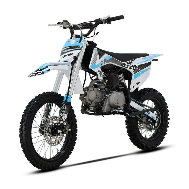 SYX MOTO Gasoline 125cc 4-Stroke Electric Start Pit Bike, Adult