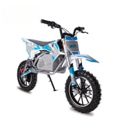 SYX MOTO TRX-500 36V 500W Kids Electric Dirt Bike, Off-Road, Blue
