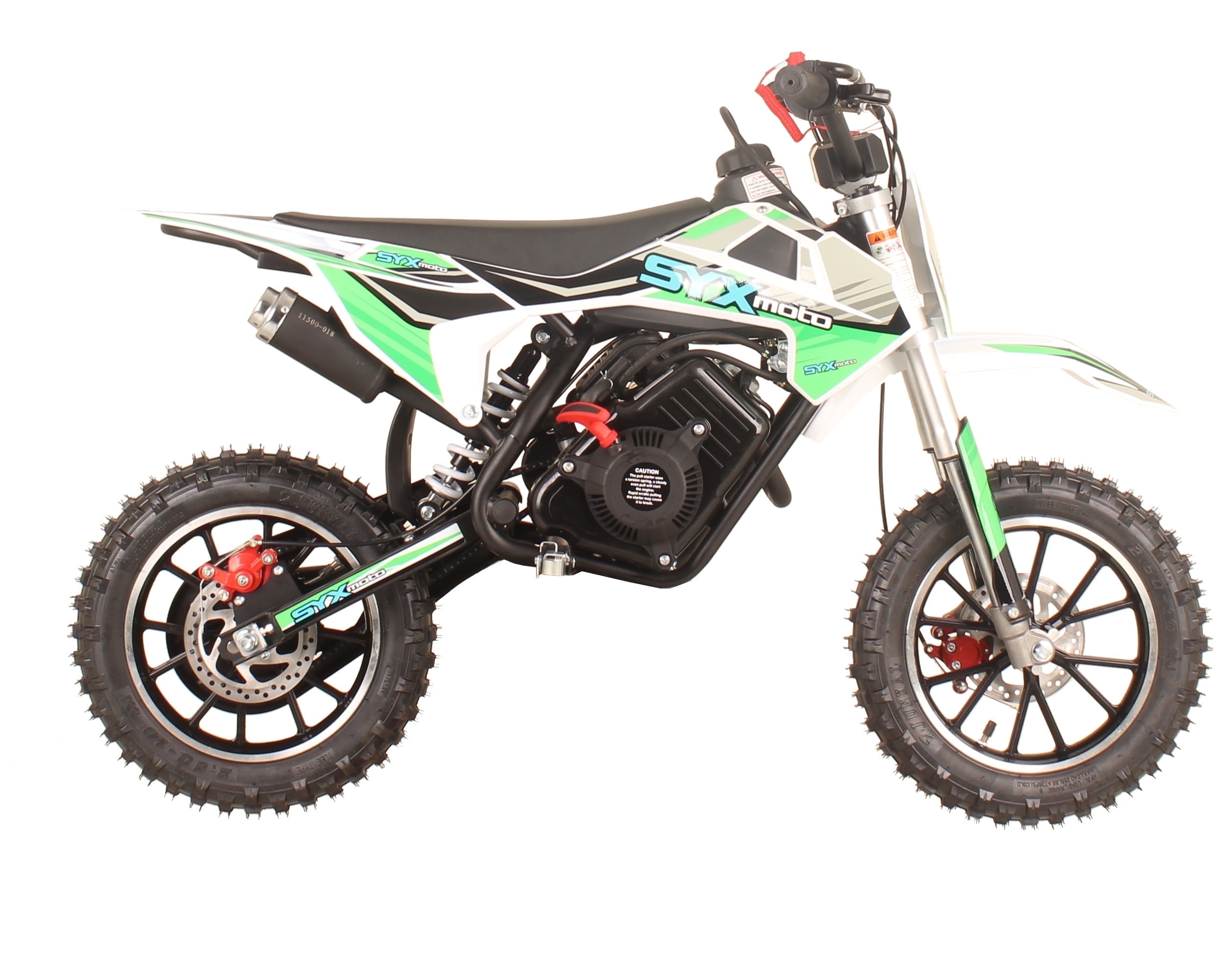 SYX MOTO VK 58cc 4 Stroke Gas Powered Kids Dirt Bike, Pull Start
