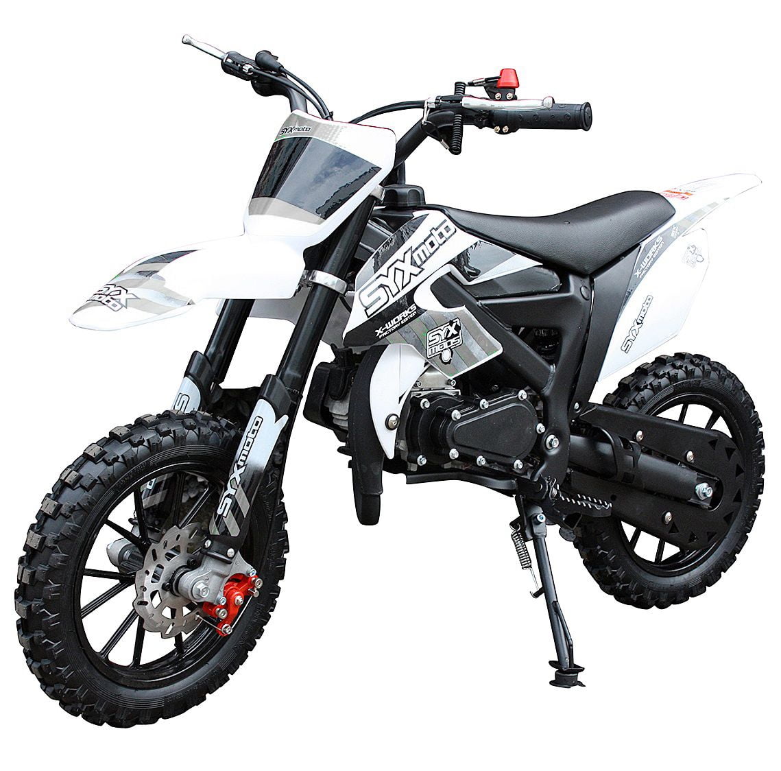 SYX-moto Black Kids Off Road Dirt Bike 50CC 2-Stroke Gas Dirt Bike Kids  Dirt Bike Mini Pit Bike Gas Powered