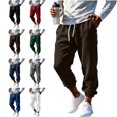 thumbnail image 1 of SYwaren Men's Sweatpants with Pockets Elastic Waist Drawstring Tapered Joggers Solid Color Casual Fashion, 1 of 6