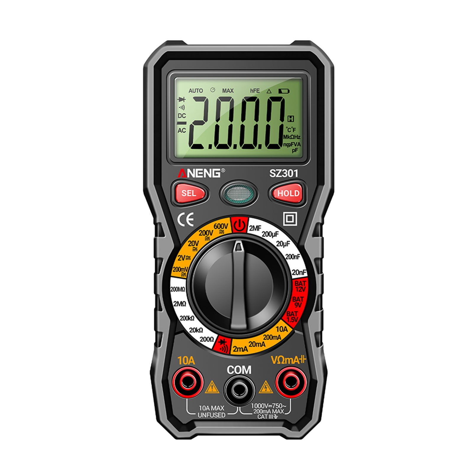 SZ301 Multifunctional Digital Multimeter Professional Multimetro Auto