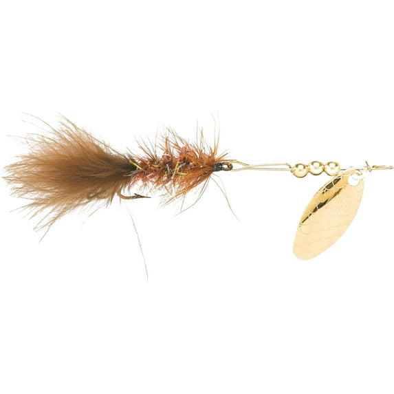 Joe's Flies Short Striker #8 Inline Spinner WB Brown Gold