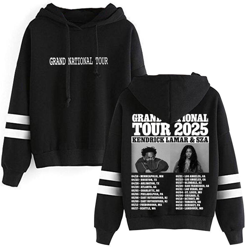 SZA Grand National Tour 2025 Merch Pullover Hoodies Pocketless Parallel