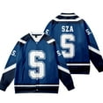 thumbnail image 1 of SZA Jersey SOS Merch Jacket Hoodies New Logo Women/Men Sweatshirt Cosplay Baseball Uniform, 1 of 6