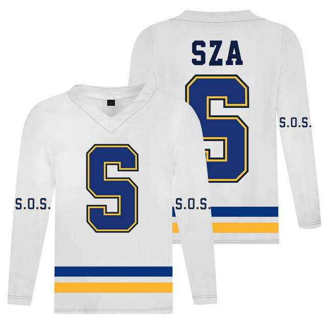 SZA Jersey SOS Vneck TShirts Grand National Tour 2025 Merch Cosplay
