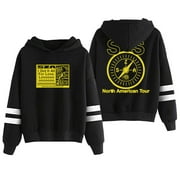 SZA North American Tour Hoodie Pocketless Parallel Bars Sleeve Streetwear Men Women Hooded Sweatshirt