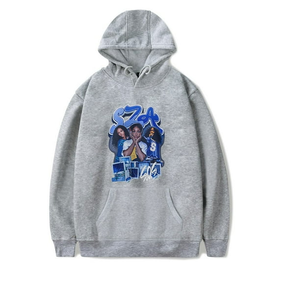 SZA SOS Graphic Hoodie SOS Album Merch Women Men Fashion Casual Long Sleeve Sweatshirt