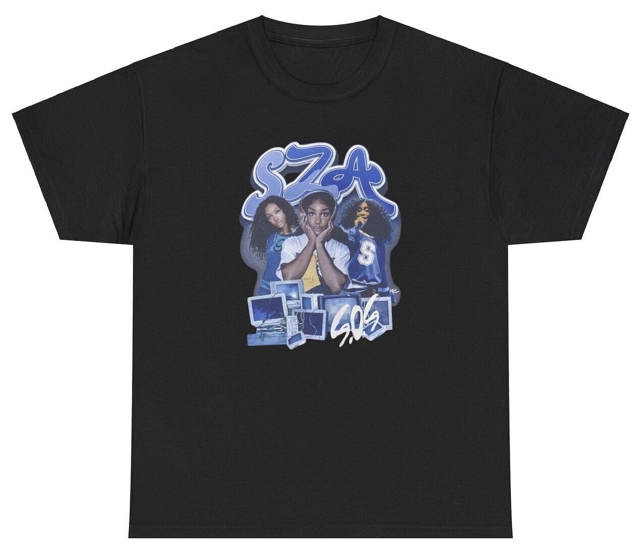 SZA T Shirt Retro SOS Tour Fan Merch Concert Kill Bill R&B Album Gift