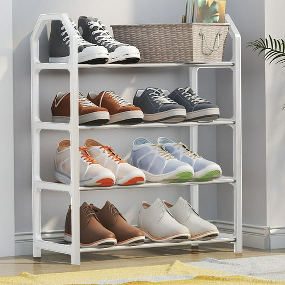 SZBAOAN 4-Tier Shoe Organizer, White