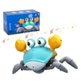 thumbnail image 1 of SZBXD Crawling Crab Baby Toy with Music and LED Light Up,Toddler Interactive Learning Development Toy with Automatically Avoid Obstacles(Green), 1 of 10