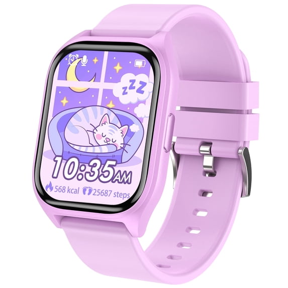 SZBXD Kids Smart Watch ,Smart Wristwatch for Kids with Audiobook Camera Games Videos Music Record Alarms, Birthday Gift for Boys Girls(Purple)