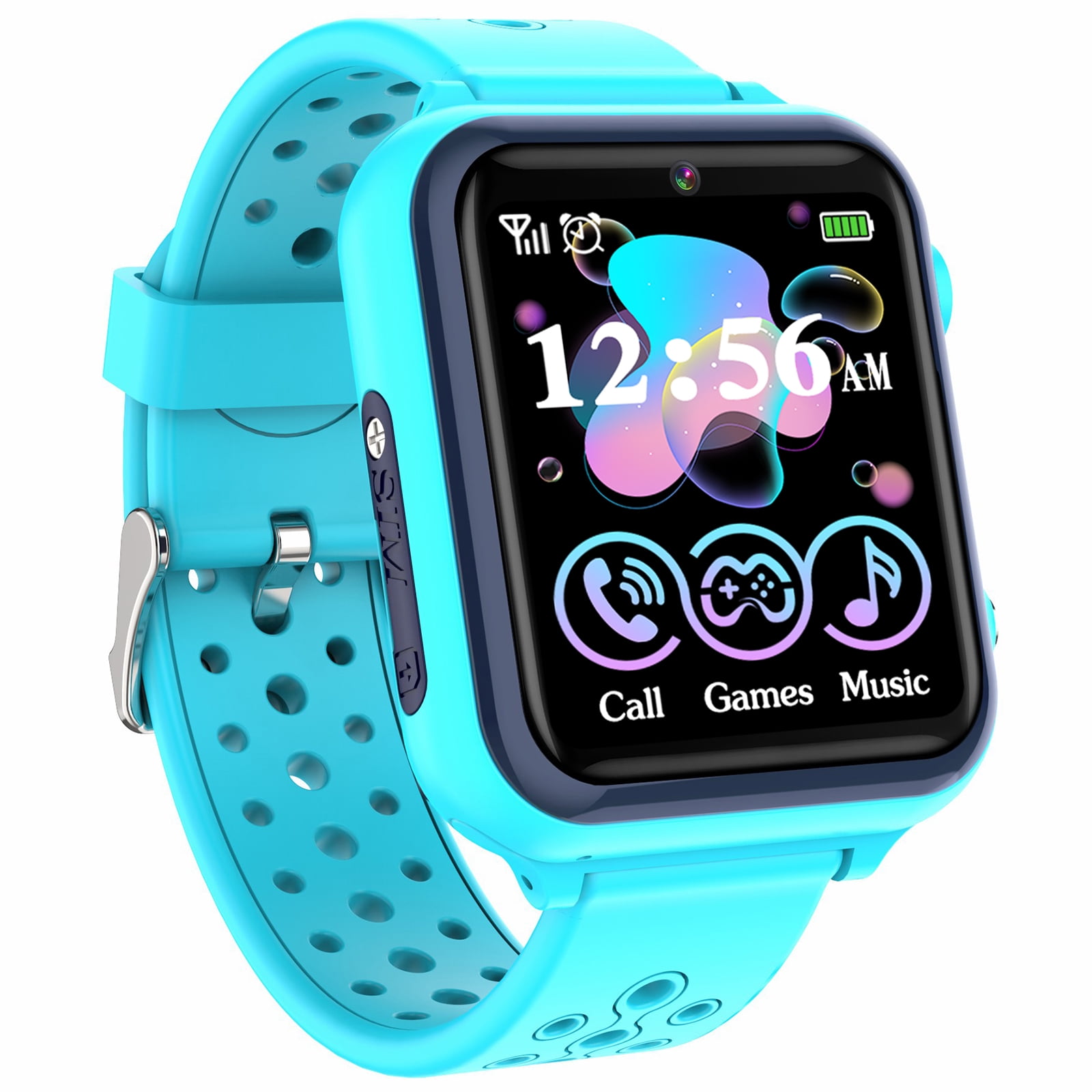 SZBXD Kids Smart Watch with SOS Boys Girls Smartphone Watch with 2 Way Call 11 Puzzle Games Camera Music MP3 Player HD Selfie Alarm Timer Best Gifts for Children Kids Boys Girls Blue Walmart