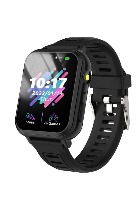 Smart Watch for Kids, Kids Watch with 24 Games Camera Music Alarm Flashlight Step Count, Birthday Gifts for Age 3-12 Boys Girls