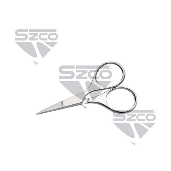 SZCO 2.5" Sewing Scissors with Stainless Steel Blades  Compact Straight Craft Scissors with Mirror Finish & Pouch