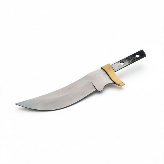SZCO Supplies 8" Stainless Steel Knife Blade Blank  Full Tang Drop Point Blade for Custom Knife Making