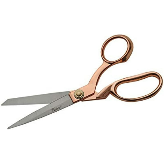SZCO 8.5" FATIMA Rose Gold Tailor Scissors – Stainless Steel Professional Sewing & Fabric Cutting Shears