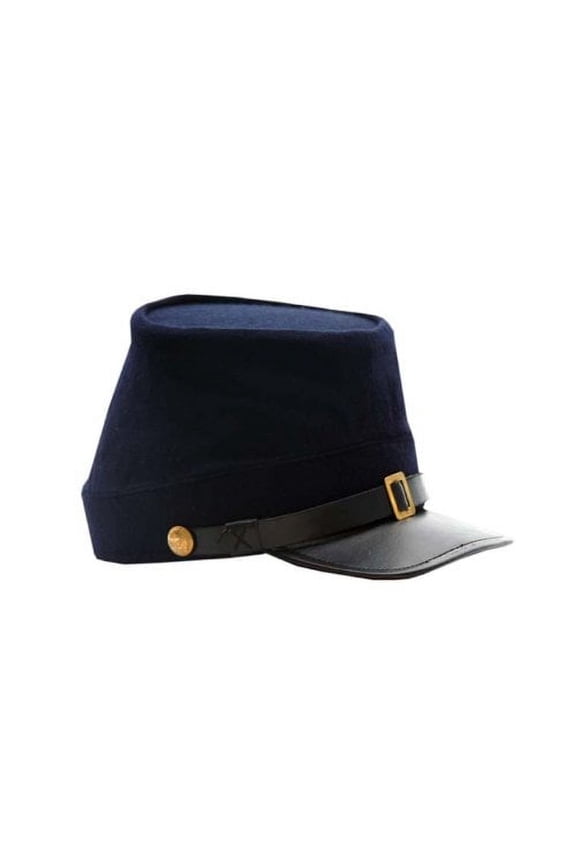 SZCO Supplies unisex adult Visor kepi, Blue,Brass, Medium US