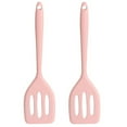 thumbnail image 1 of SZDUDU 2Pack Small Silicone Spatula Turner High Heat Resistant Silicone Turner for Cooking Fish, Eggs, Pancakes and More, Pink, 1 of 6