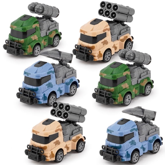 SZDUDU 6 Pcs Toy Trucks Mini Car Toys for 1 Year Old Boy, Toddler Toys Age 1 2 3 Year Old Boy Toys, Toddler Boy Toys for 1+ Year Old Boy Baby Birthday Gifts