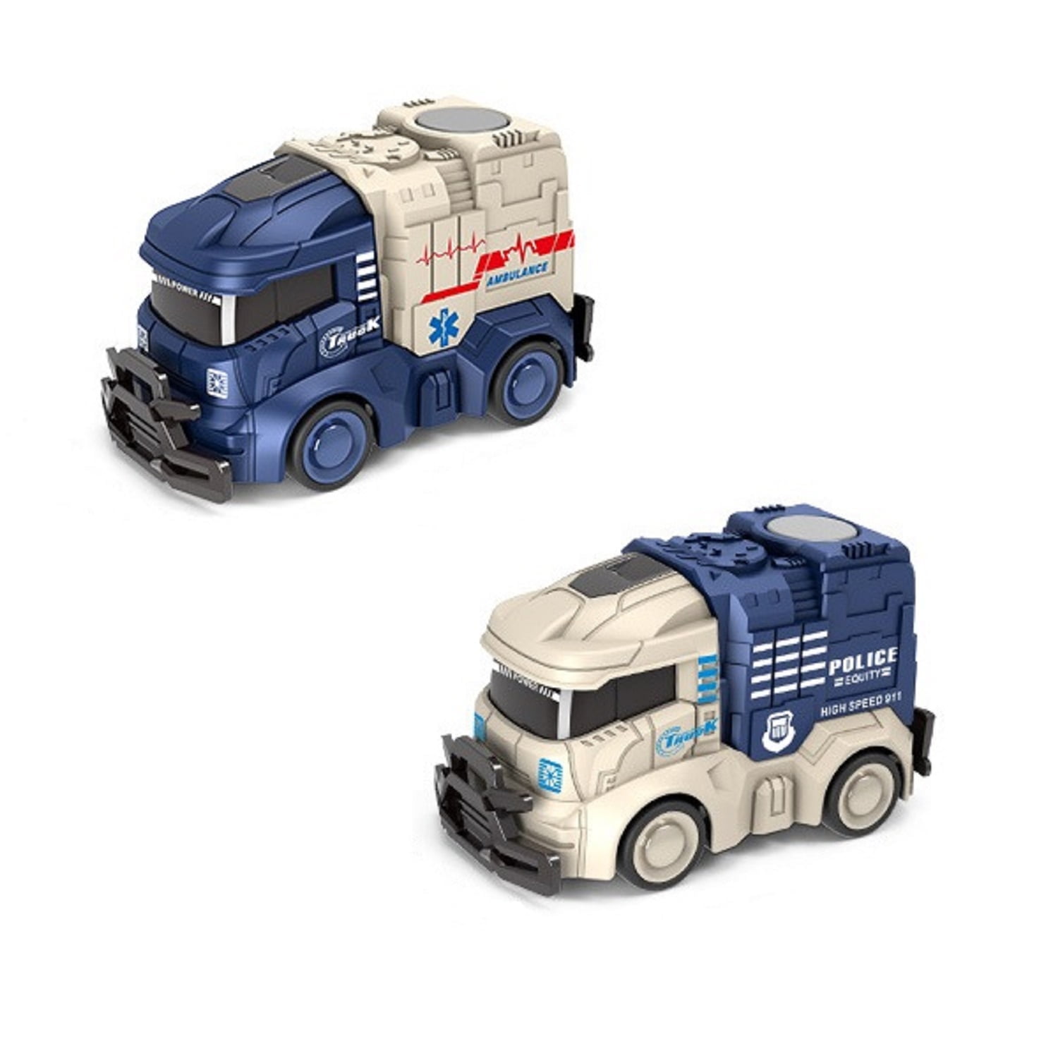 SZDUDU Baby Toys for 1 Year Old Boy Gifts - 2 Pcs Toy Trucks Mini Car ...