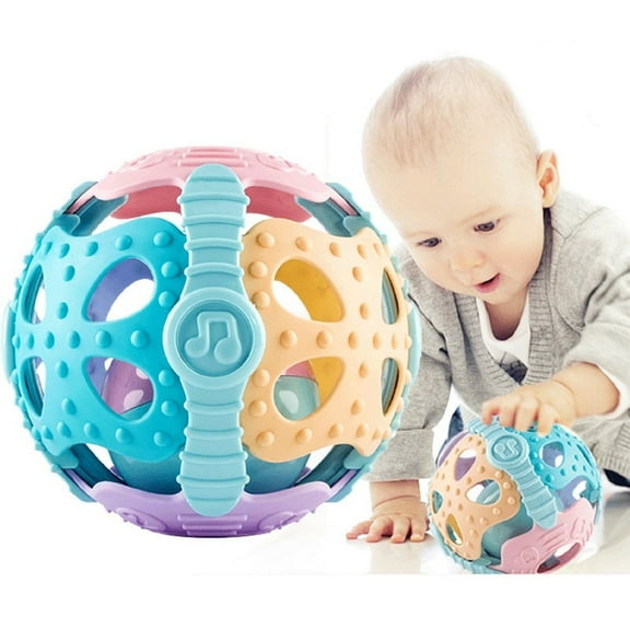 SZDUDU Baby Toys 6-12 Months, Baby Rattles Activity Ball Infant Toys, Crawling Educational 6 Month Old Baby Toys for 3, 6, 9, 12 Months Baby Boys Girls
