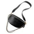 thumbnail image 1 of SZDUDU Crossbody Bags for Women Belt Bag Leather Shoulder Bag Small Mobile Phone Purse Fashion with Chain Straps and Removable Shoulder Bag for Women,Black, 1 of 7