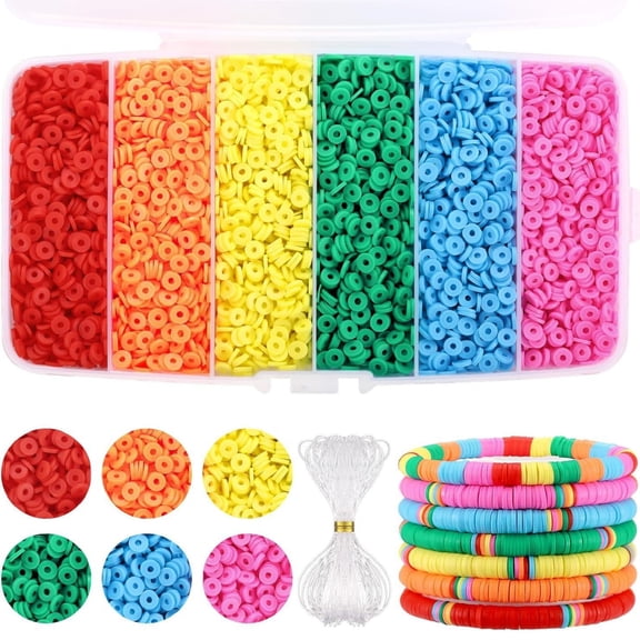 SZDUDU DIY Bracelet Making Kit for Girls, Cute Necklace Maker with Charms, Clay Beads Friendship Bracelets DIY Arts and Crafts Gifts for Kids