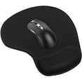 thumbnail image 1 of SZDUDU Office & Gaming Mouse Pad with Comfortable Gel Wrist Rest Support, Easy Gliding Computer Mouse Pads, Black, 1 of 7