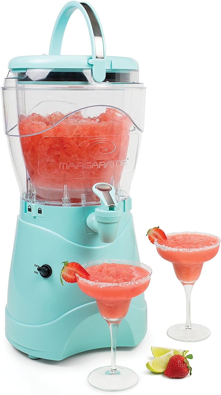 SZG Nostalgia Margarita Maker 1-Gallon Frozen Drink Machine Aqua