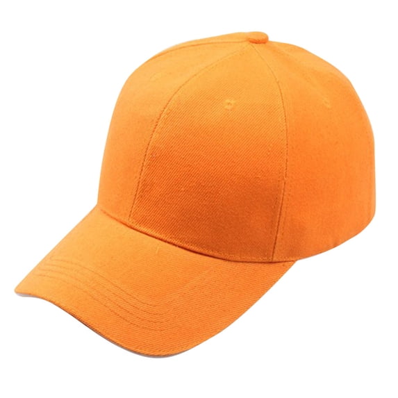 SZJXBUY Hat for Women Baseball Cap Summer Adjustable Size for Running Workouts and Outdoor Activities All Seasons Headwear Caps Orange,Free Size