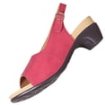 thumbnail image 1 of SZJXBUY Womens Orthopedic Dress Sandals,Summer Casual Comfortable Slingback Sandals Open Toe Low Heel Chunky Block Heel Ankle Strap Shoes with Ankle Strap Red,37, 1 of 9