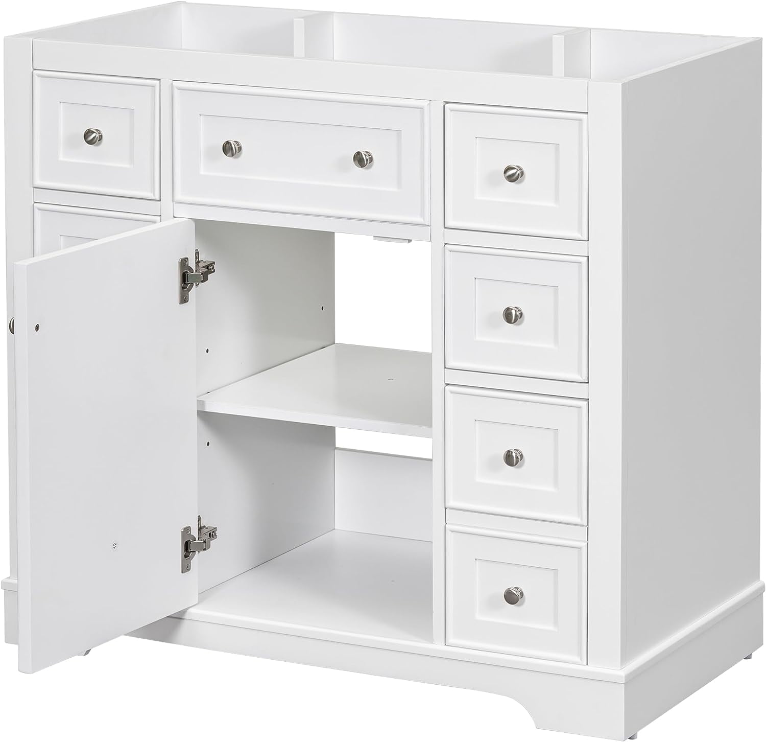 SZLIZCCC 36" Bathroom Vanity Without Sink Combo, Bathroom Organization