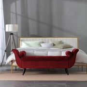 SZLIZCCC Storage Bed Bench Velvet Upholstered - rated 4.7 stars from 3 reviews