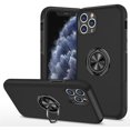 thumbnail image 1 of SZMLOGB Phone Case for iphone 11 Pro Max(6.5") with Ring Holder Shock Resistant Scratch Resistant PC Silicone Heavy Duty Protective Case-black, 1 of 6