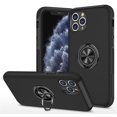 thumbnail image 1 of SZMLOGB Phone Case for iphone 11Pro(5.8") with Ring Holder Shock Resistant Scratch Resistant PC Silicone Heavy Duty Protective Case-black, 1 of 6