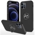 thumbnail image 1 of SZMLOGB Phone Case for iphone 13 Pro (6.1") with Ring Holder Shock Resistant Scratch Resistant PC Silicone Heavy Duty Protective Case-black, 1 of 6