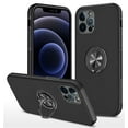 thumbnail image 1 of SZMLOGB Phone Case for iphone 13 Pro Max(6.7") with Ring Holder Shock Resistant Scratch Resistant PC Silicone Heavy Duty Protective Case-black, 1 of 6