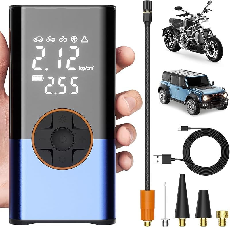 SZNBPUMD Tire Inflator Portable Air Compressor，150PSI Electric with