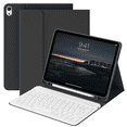 thumbnail image 1 of SZPSGC for iPad A16 11th 10th Generation Case with Keyboard, Soft TPU Back Cover with Pencil Holder, Magnetically Detachable Folio Keyboard case for iPad 11th Gen 11 Inch/10th Gen 10.9 Inch,Black, 1 of 9