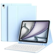 SZPSGC for iPad (A16) 11th 10th Generation Case with Keyboard 11 inch 2025/2022,,Wireless Detachable Keyboard with Pencil Holder for iPad 10th Gen 10.9 Inch, Auto Wake/Sleep,Dark Green