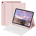 thumbnail image 1 of SZPSGC for iPad (A16) 11th 10th Generation Case with Keyboard 11 inch 2025/2022,,Wireless Detachable Keyboard with Pencil Holder for iPad 10th Gen 10.9 Inch, Auto Wake/Sleep,Pink, 1 of 9