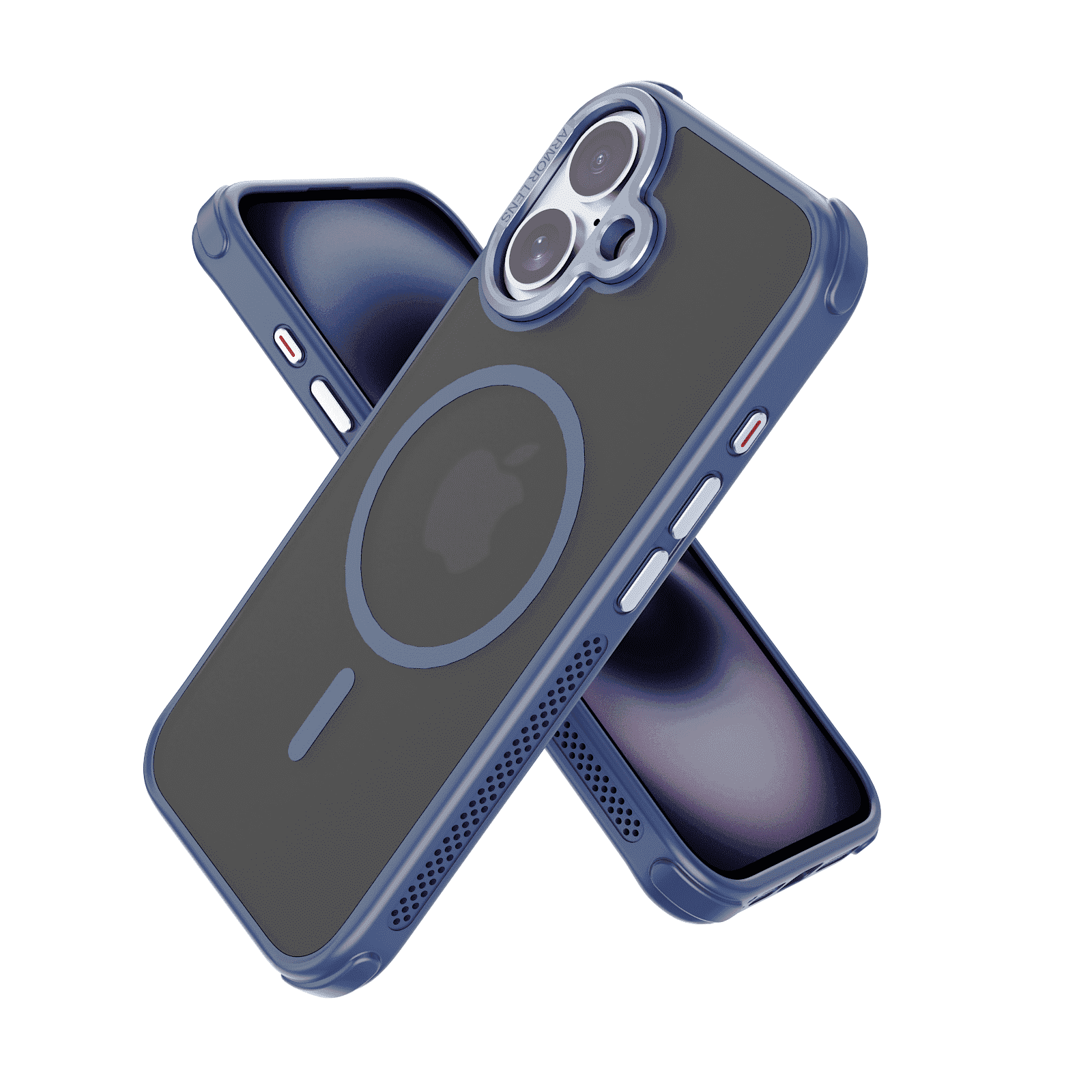 SZPSGC for iPhone 16 Case, Compatible with MagSafe, Anti-Fingerprint & Anti-Scratch, Slim Translucent Matte Shockproof Military-Grade Protective Case for iPhone 16, Blue